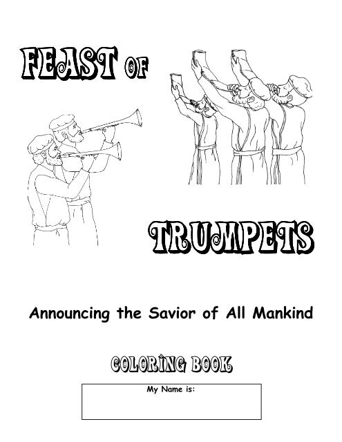 Trumpets coloring book