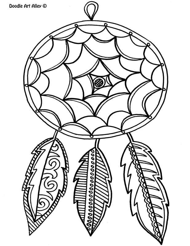 Feather coloring pages