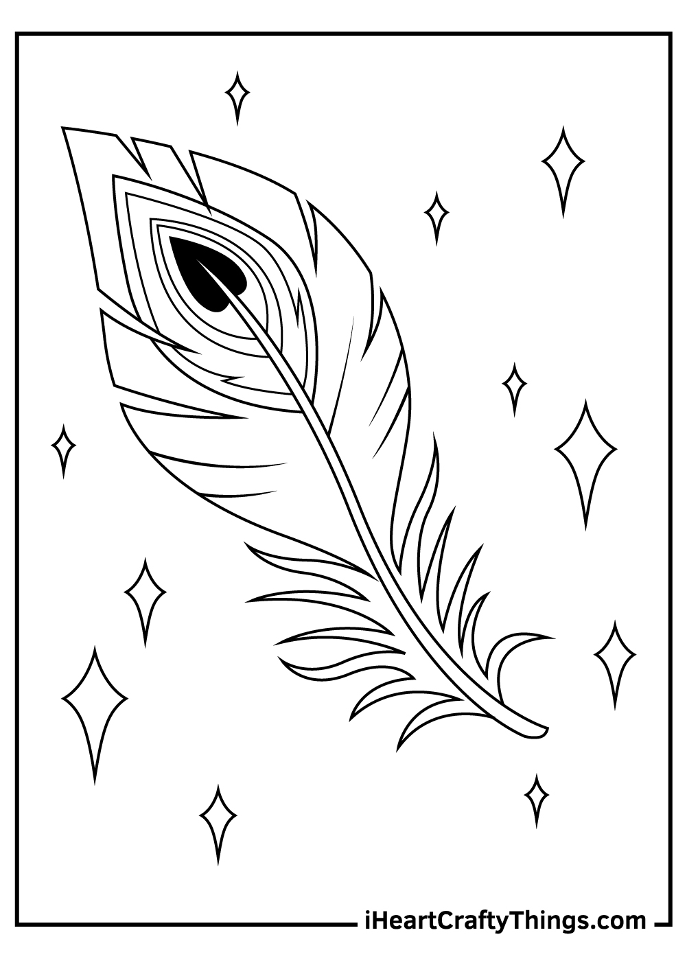 Peacocks coloring pages free printables