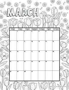 Printable coloring calendar for and woo jr kids activities childrens publishing