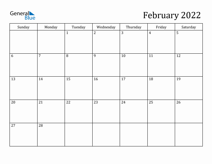 February monthly calendar pdf word excel