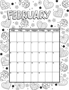 Printable coloring calendar for and woo jr kids activities childrens publishing