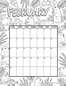 Printable coloring calendar for and woo jr kids activities childrens publishing