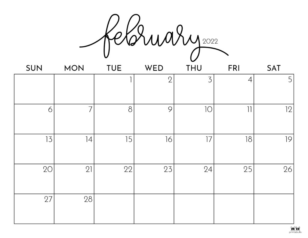February calendars