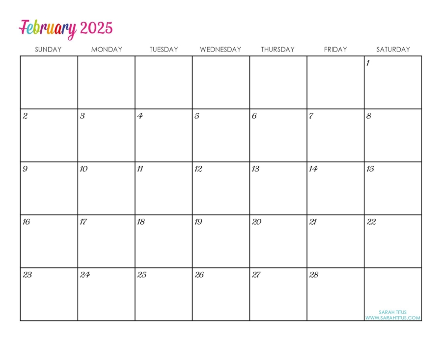 Custom editable free printable calendars