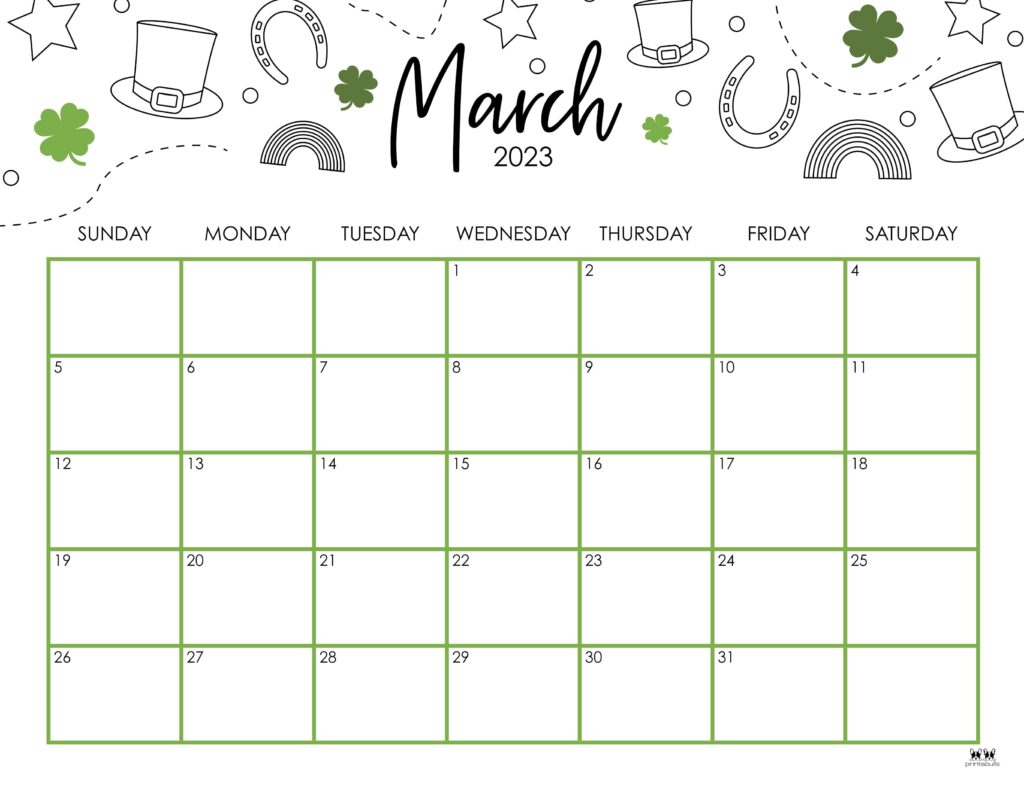 March calendars