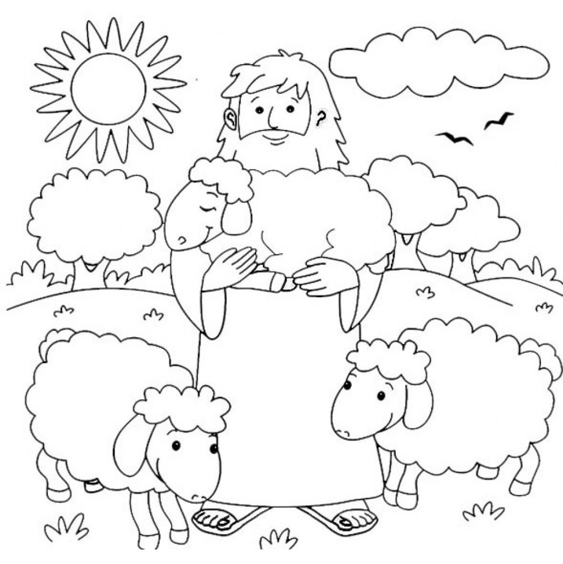 The good shepherd coloring page ovelha desenho artesanato da escola dominical desenhos bãblicos para colorir