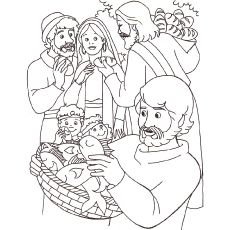 Jesus feeding of the from bible coloring page bible coloring pages bible coloring bible verse coloring