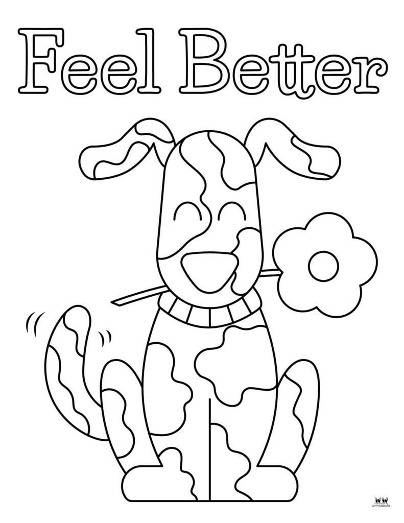 Get well soon coloring pages