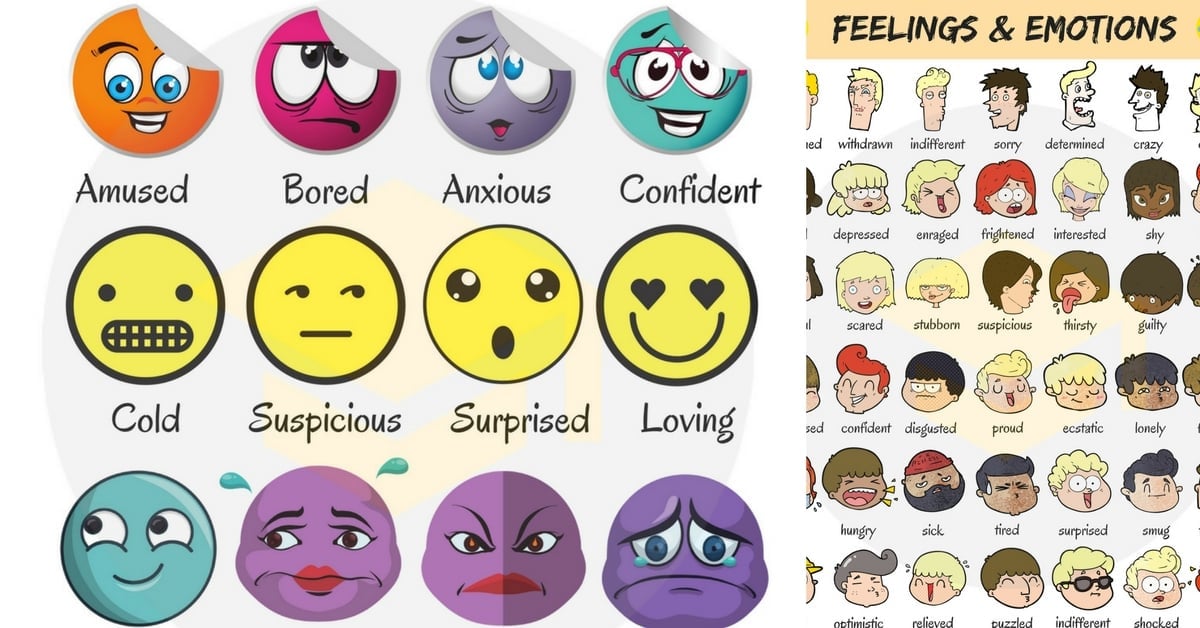 Useful List Of Feelings And Emotions In English