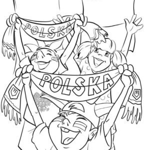 Poland coloring pages printable for free download