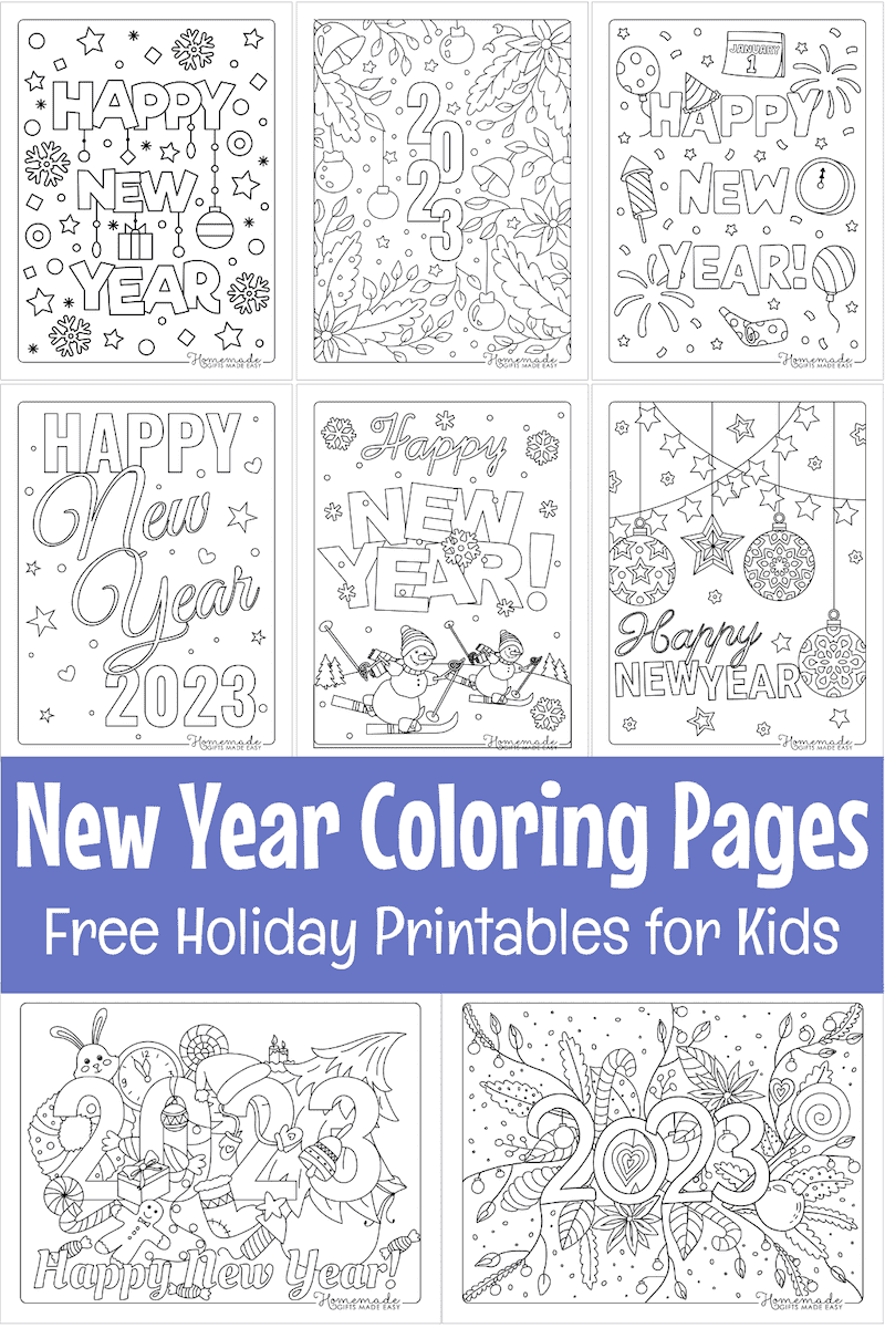 Free printable new year coloring pages for new year coloring pages coloring pages christmas coloring pages