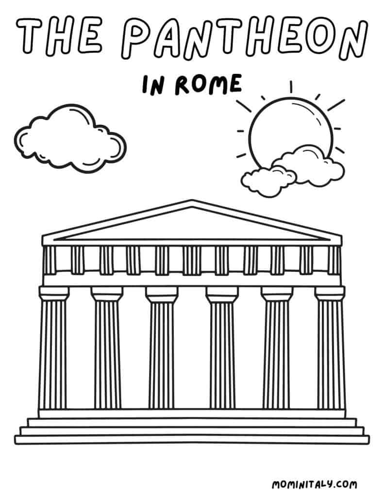 Italy coloring pages