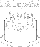 Birthday coloring pages printables