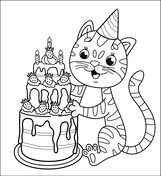 Happy birthday coloring pages free coloring pages