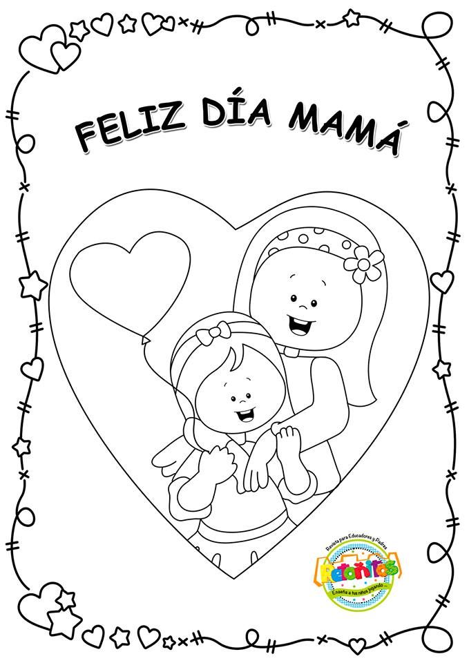 Pin by maria villar on feliz dãa de la madre bear coloring pages baby cartoon coloring pages