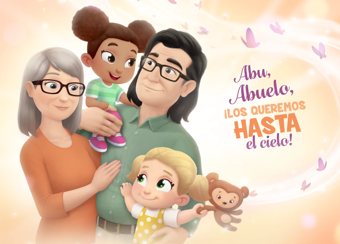 Libro personalizado para abuelos