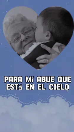 Feliz dia del abuelo que esta en el cielo