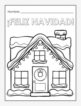 Spanish christmas coloring pages navidad color by number and the colors given