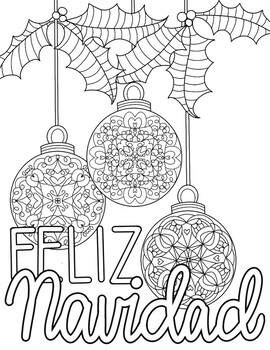 Navidad coloring page by una profe para todos tpt