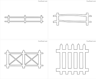 Free printable fence coloring pages for kids â