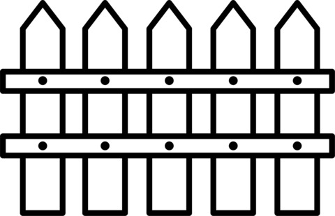 Fences coloring page free printable coloring pages