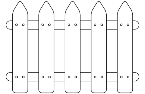 Fences coloring page free printable coloring pages