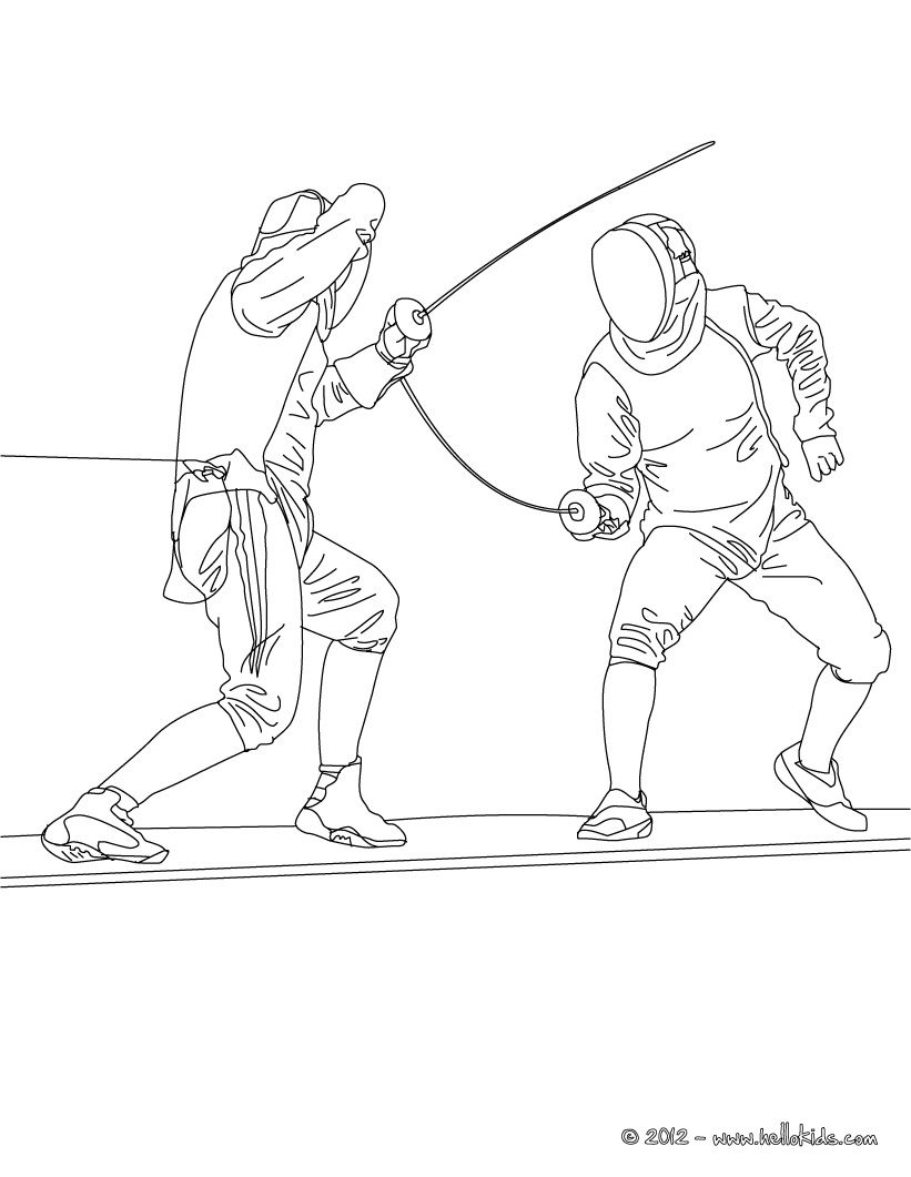 Martial arts for kids coloring pages