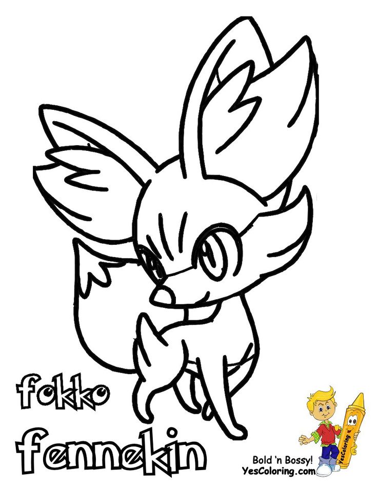 Pokemon fennekin coloring pages â through the thousands of pictures on