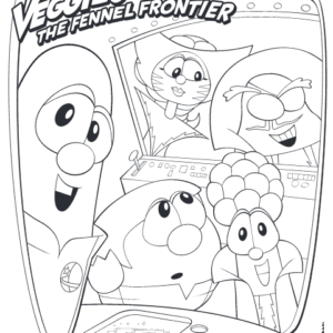 Veggietales coloring pages printable for free download