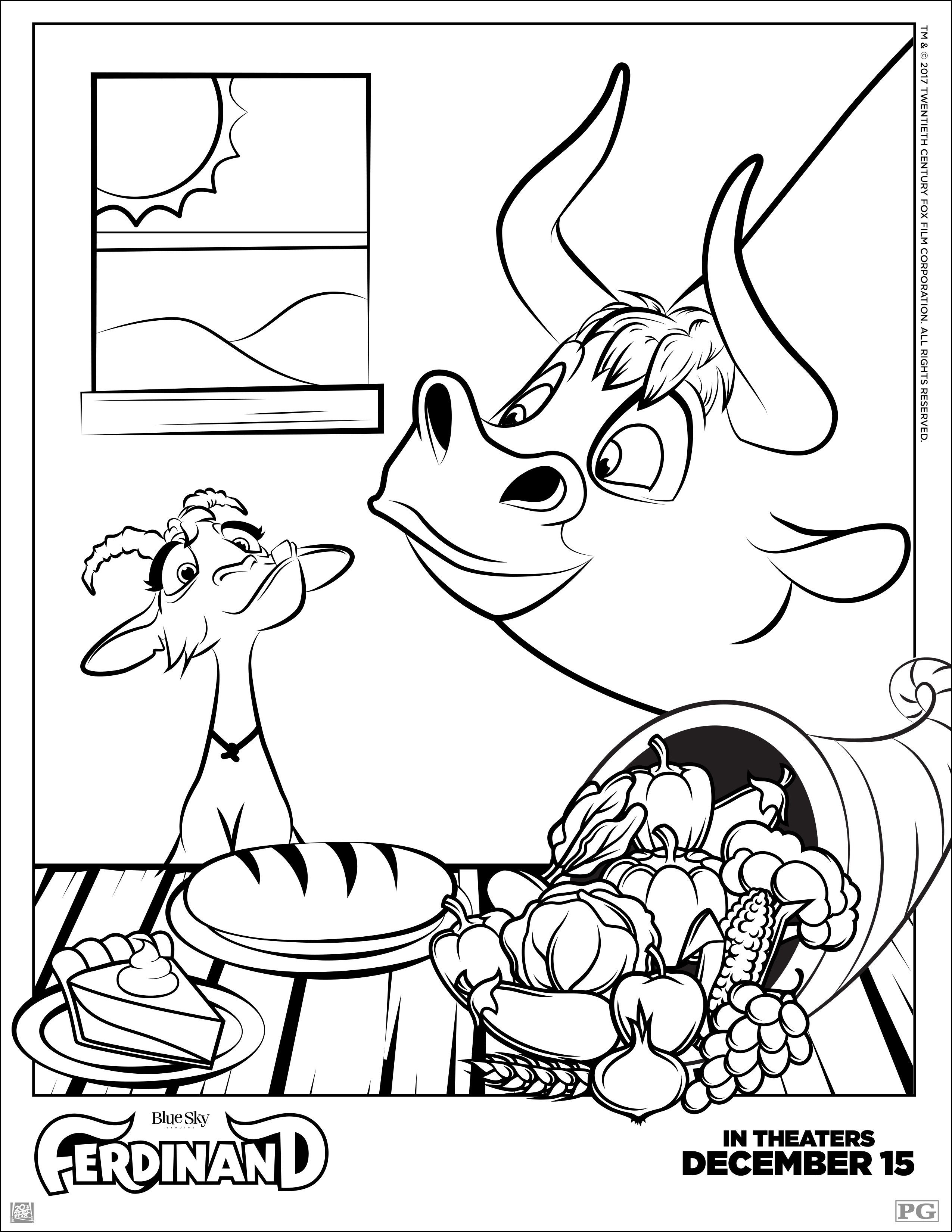 Ferdinand on x have some fun with ferdinand this thanksgiving ðð download this printable coloring sheet and share your creation using ferdinand httpstconnxwnadkp x