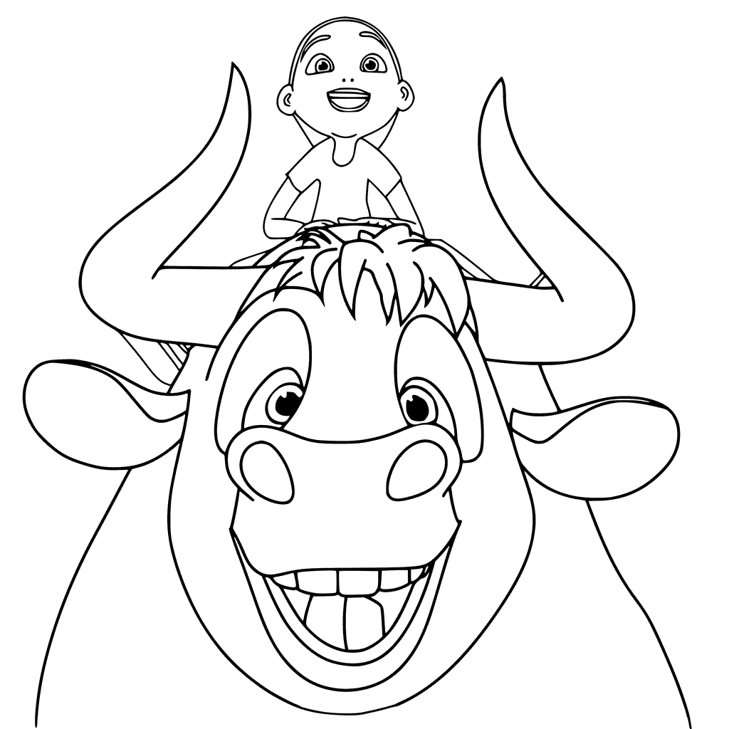 Ferdinand coloring pages