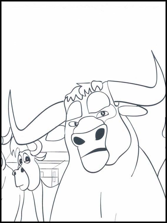 Ferdinand coloring pages