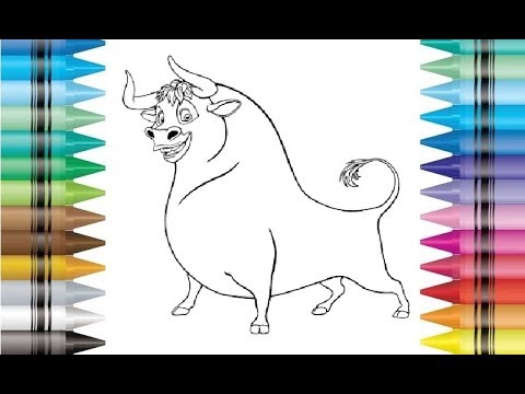 Ferdinand ovie coloring pages drawing for kids and children