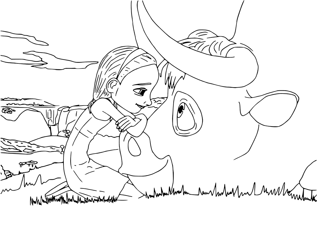 Ferdinand coloring pages