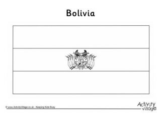 Bolivia flag louring page flag loring pages bolivia flag loring pages