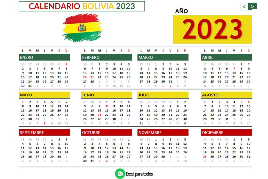 Calendario bolivia calendario agendas bolivia