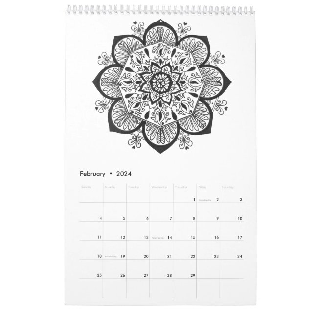 Calendãrio mandala portugal