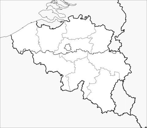 Belgium map coloring page free printable coloring pages