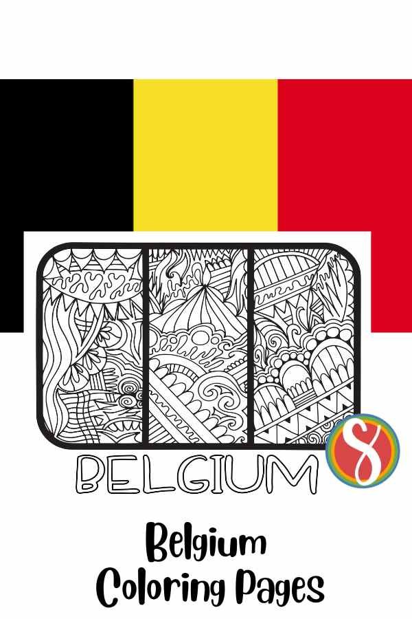 Free belgium coloring pages â stevie doodles