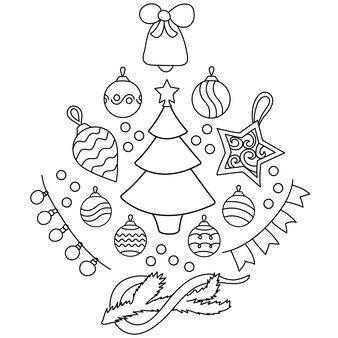 Page christmas coloring page images