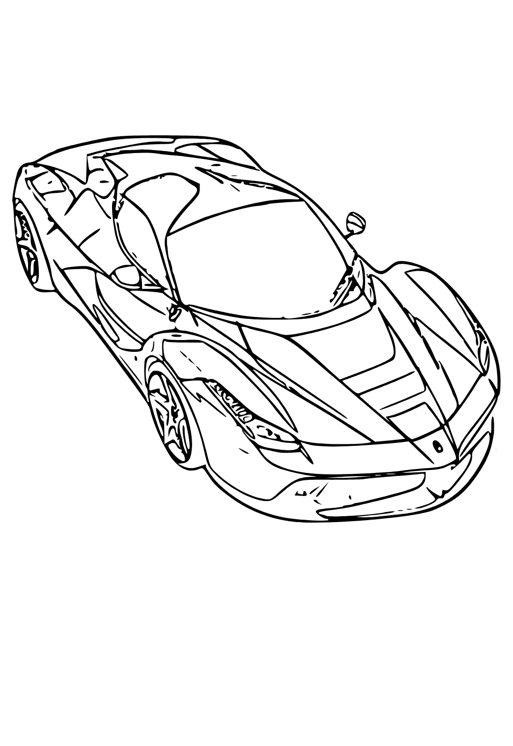 Free printable ferrari speed coloring page for adults and kids