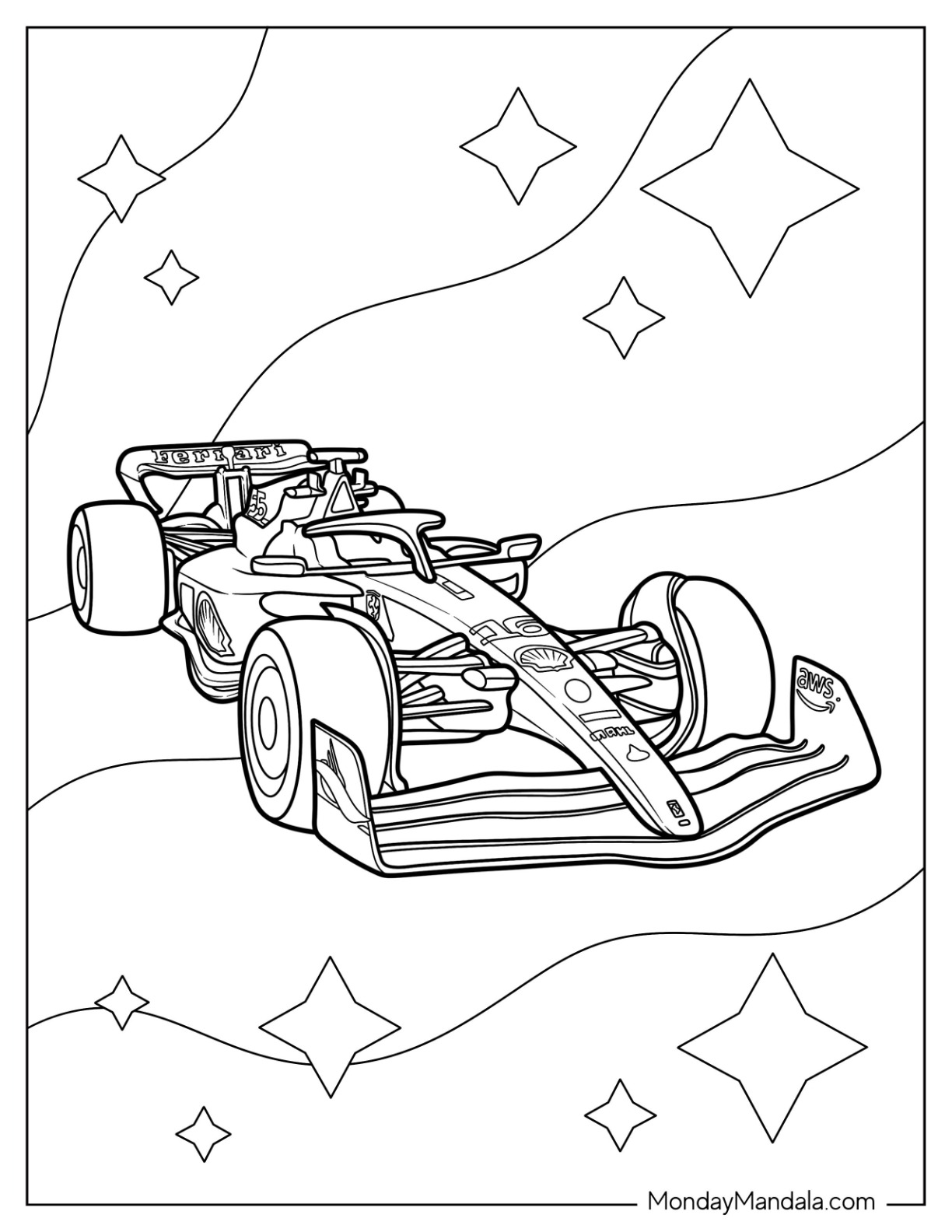 F coloring pages free pdf printables