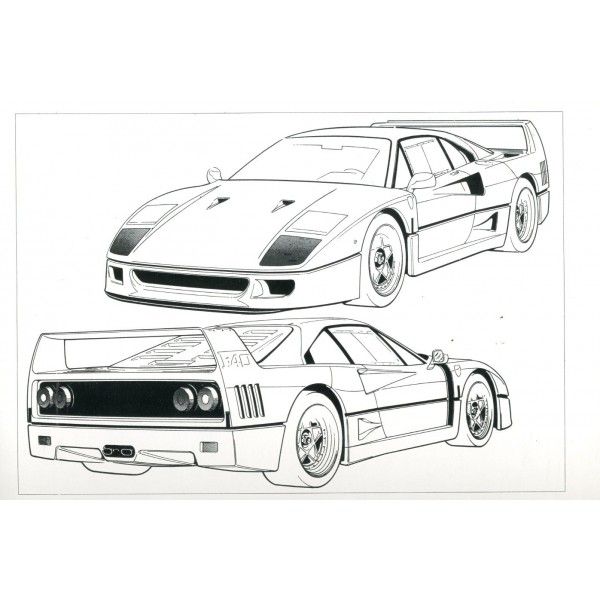 Beautifully engineered ferrari f car drawings ferrari