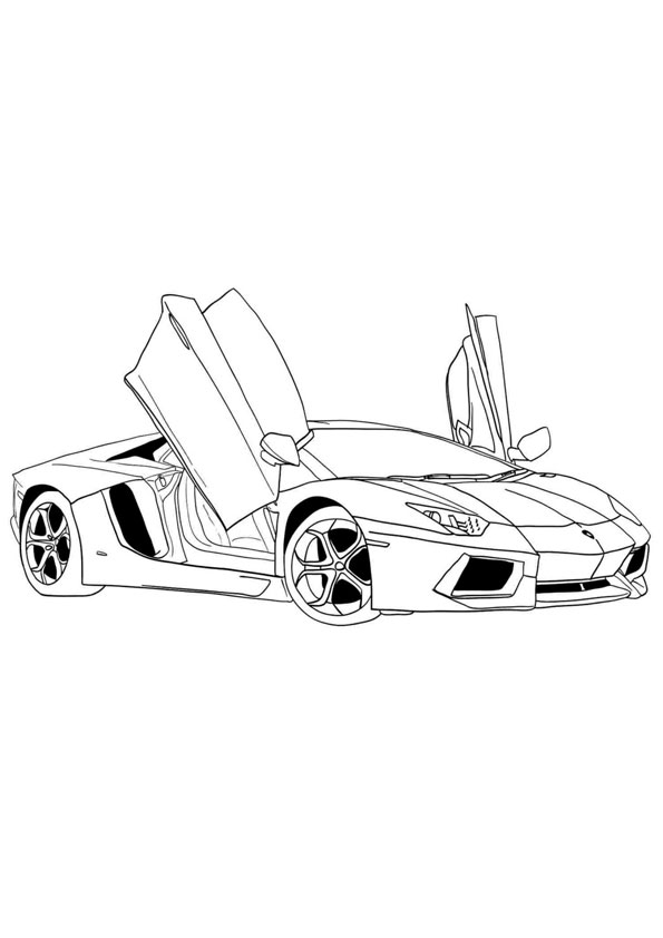 Coloring pages ferrari coloring page