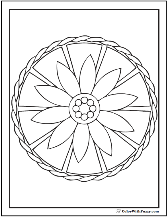 Geometric coloring pages to print â pdf digital downloads