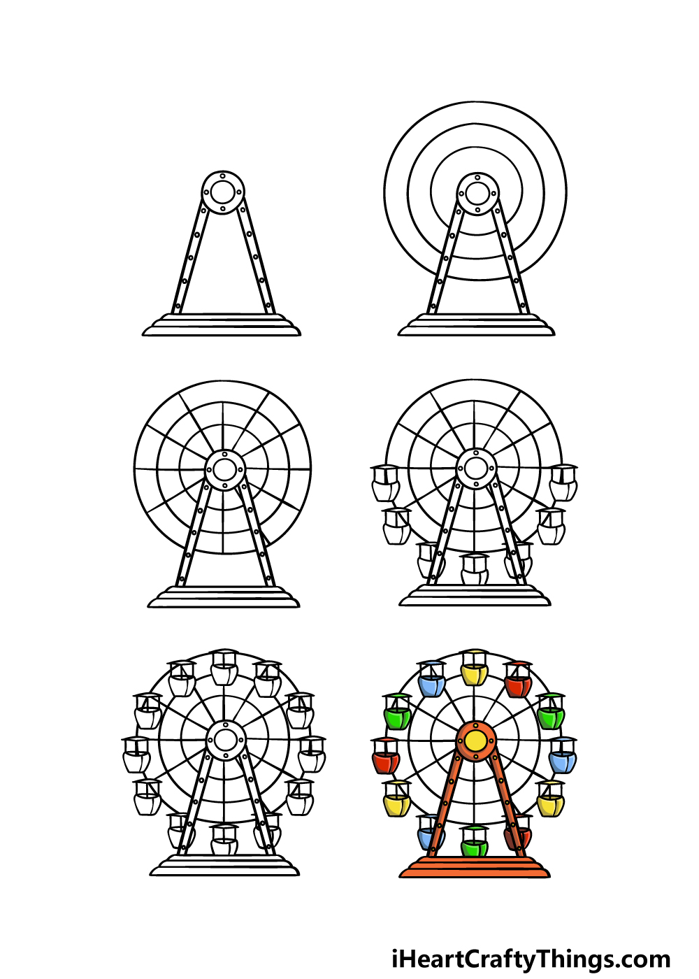 Ferris wheel drawing