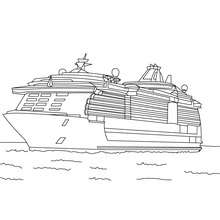 Ferry coloring pages