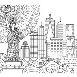 New york coloring pages printable for free download