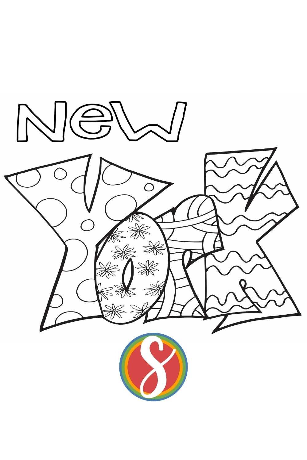 Free new york coloring pages â stevie doodles